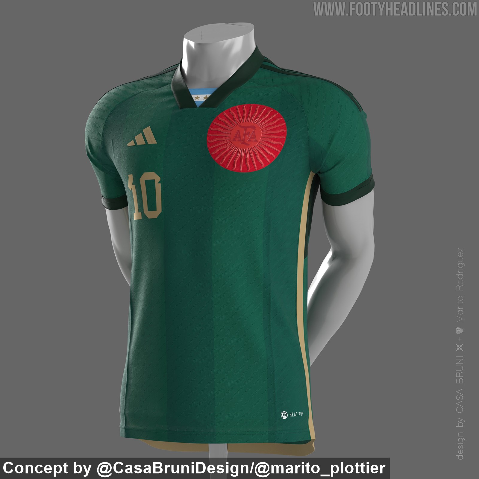 bangladesh red and green football jersey