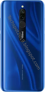 Mi Redmi 8 (Sapphire Blue, 64 GB)  (4 GB RAM) back look