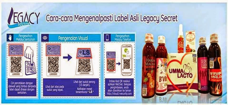 Produk Keluaran Legacy Secret : Produk Asli Ke Tiruan?