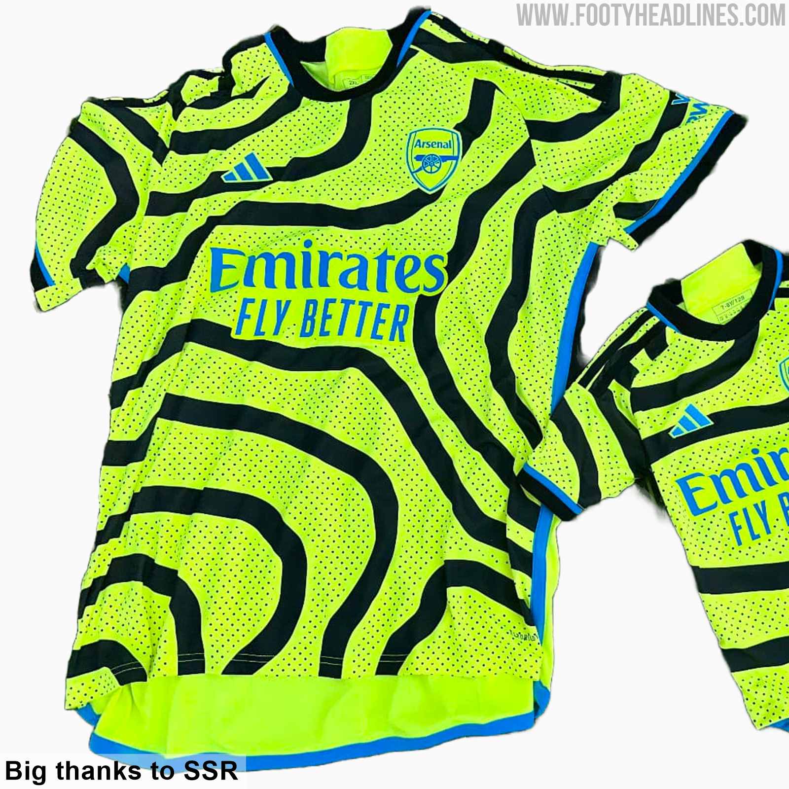Black adidas Arsenal FC 2023/24 Away Shirt