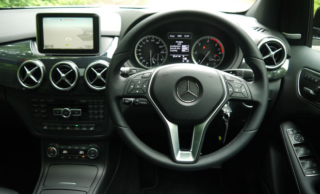Mercedes-Benz B-Class cockpit