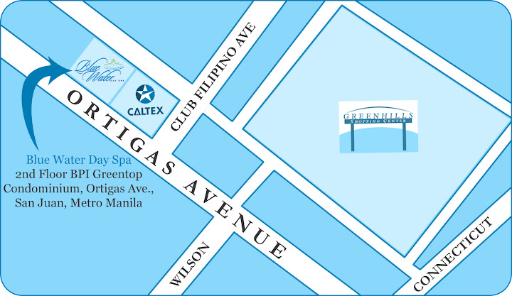 blue water day spa ortigas avenue map