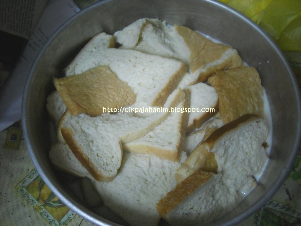 Resepi Puding Roti Coklat Chip - Resepi HH