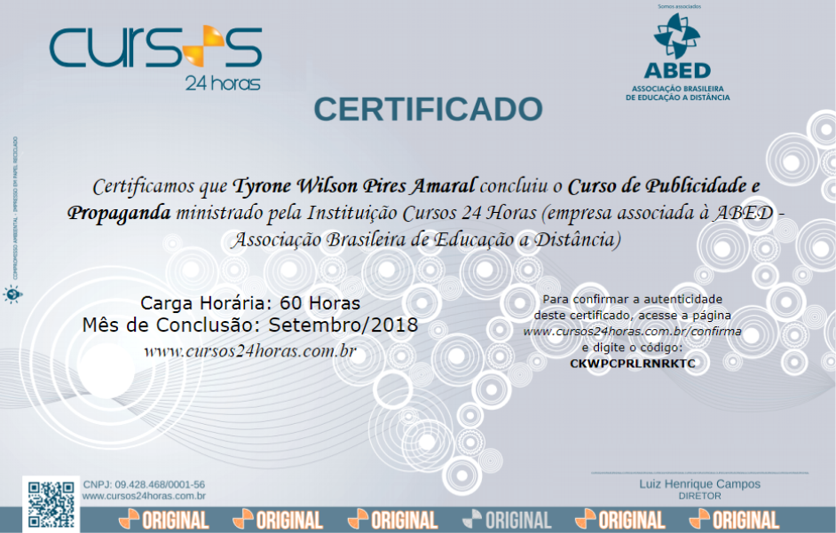 Curso de Publicidade e Propagandas