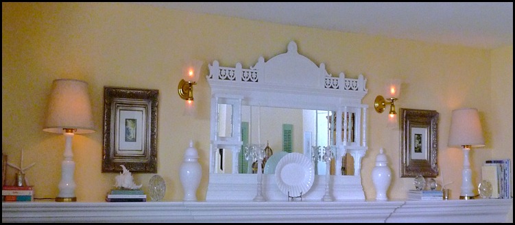 Summer mantle in white 002