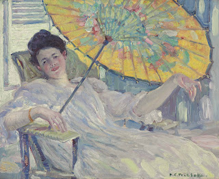 Frederick Carl Frieseke Woman with parasol