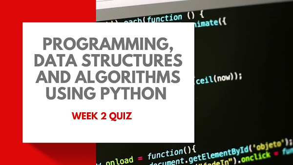  Programming, Data Structures And Algorithms Using Python - Assignment 2 | NPTEL |  [Jan 2023]