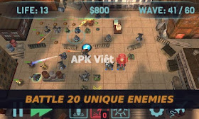 Four Days: World Defense v1.2.1 APK: game 3D thủ thành cực đỉnh cho android (mod)