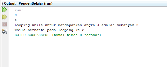 Coding Looping While Dalam Bahasa Java  