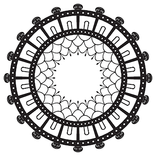 Mandala décoratif abstrait
