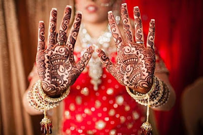 Bride with Her Beautiful Henna