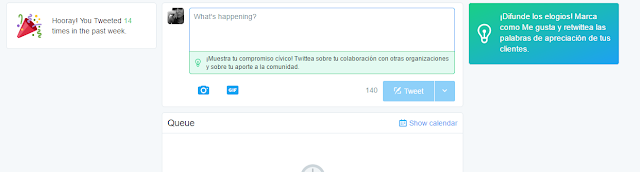 Sugerencias Twitter Dashboard