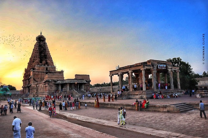 Brihadeeswara Temple from Thanjavur,Tamilnadu