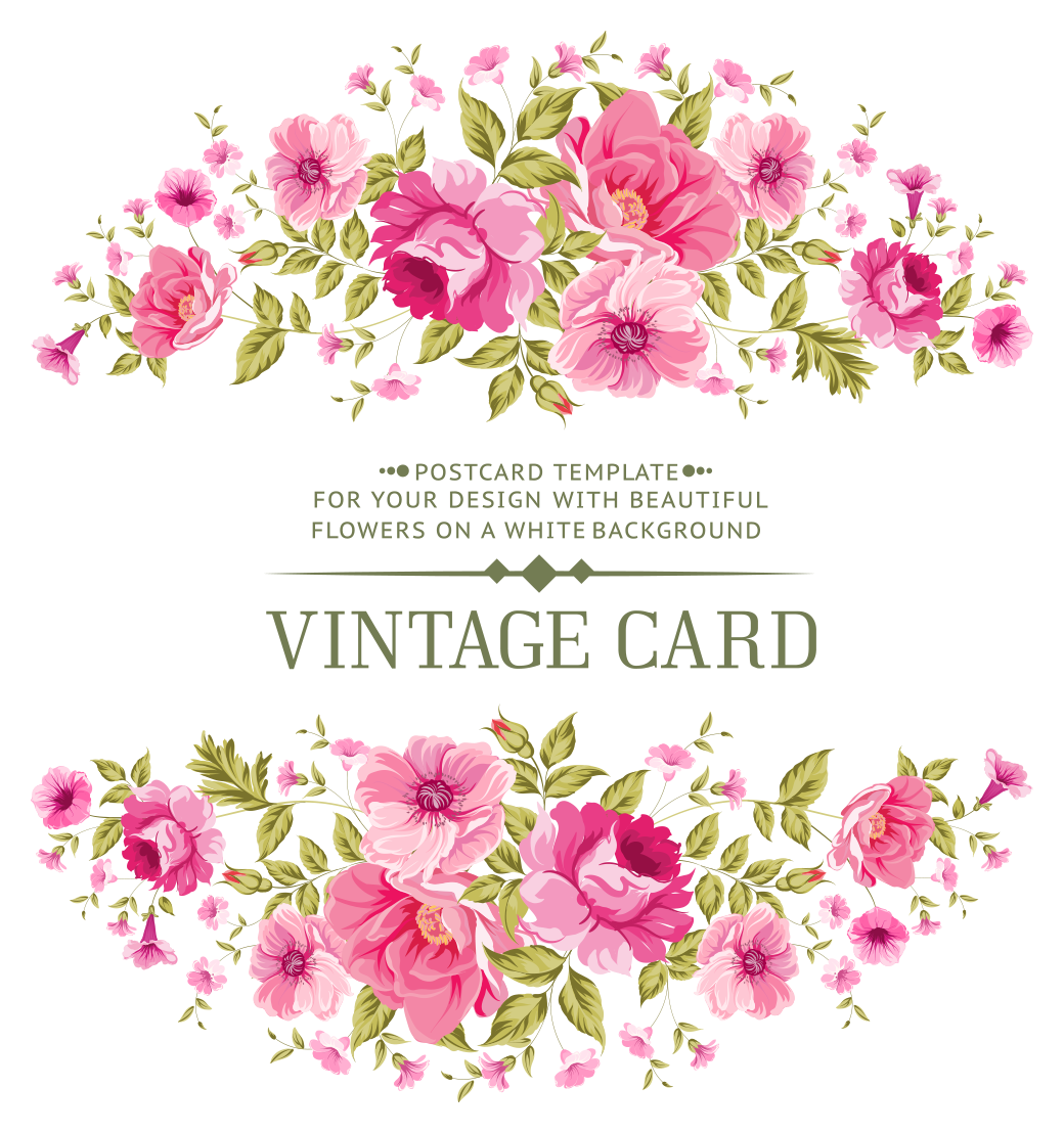 Silahkan download floral undangan cantik vintage - Ruanganbaca