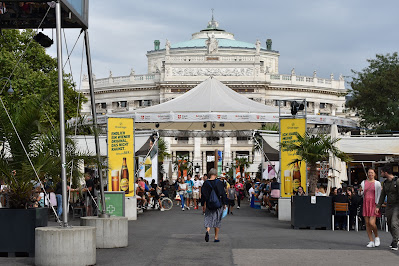 Rathaus durante o Festival de Cinema, Viena, Austria