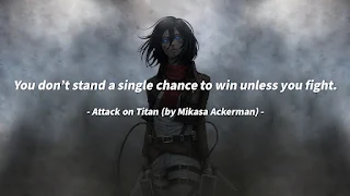 Unwavering Resilience: Memorable Quotes from Attack on Titan