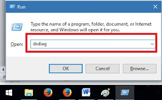 Cara Mengecek DirectX pada Laptop - Run dxdiag