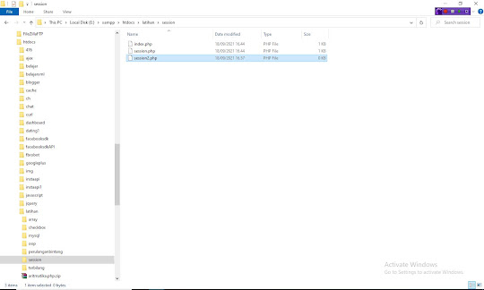 folder file session php