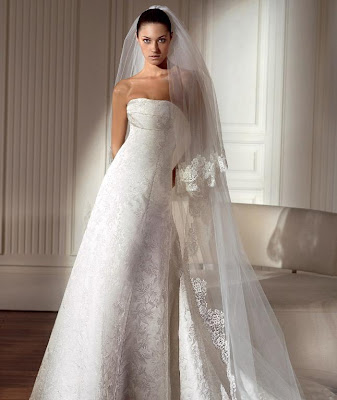 Winter wedding dress 2010