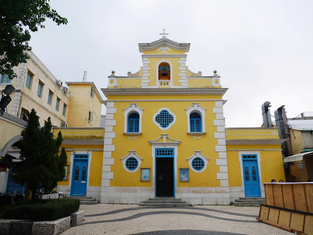 st francis xavier yellow church macau