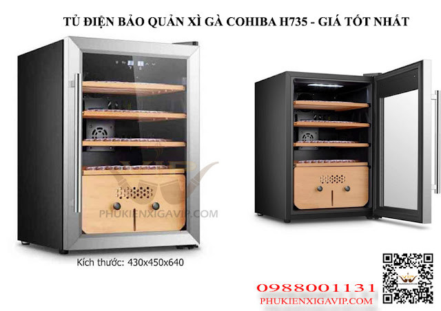 Tủ điện xì gà cao cấp Cohiba H735 bán giá ưu đãi nhất thị trường Tu-dien-bao-quan-xi-ga-cohiba-h735-kich-thuoc