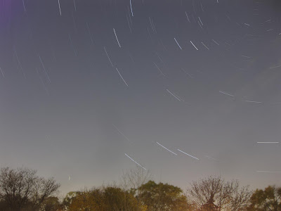 star trails, canon CHDK, long exposure