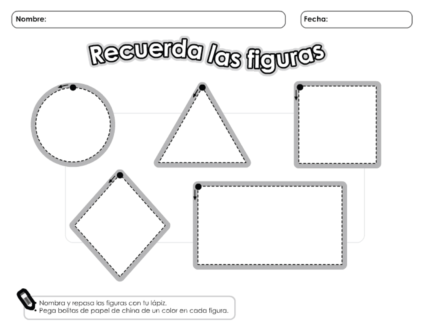 Recuerda Las Figuras Geometricas Material Para Maestros