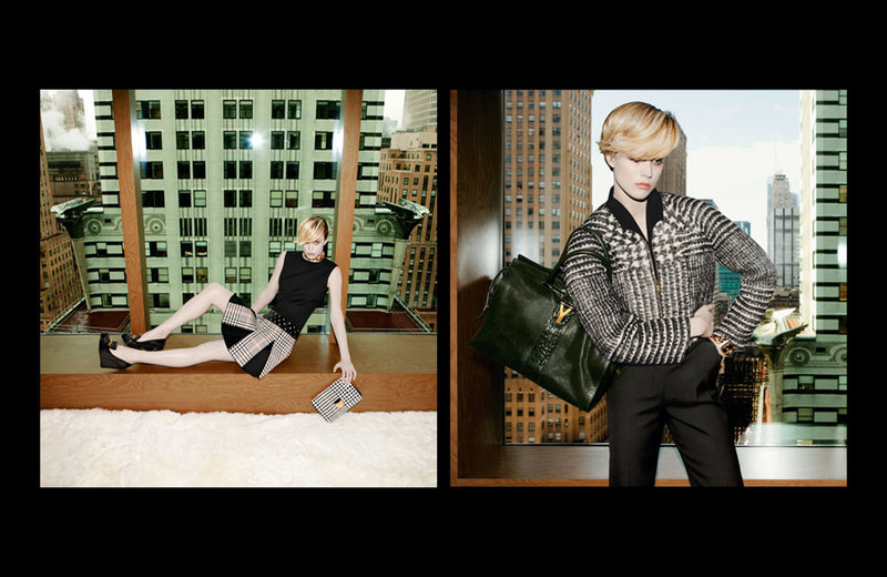 Yves Saint Laurent FW 11.12 — alexander beck and Raquel Zimmermann by Inez & Vinoodh