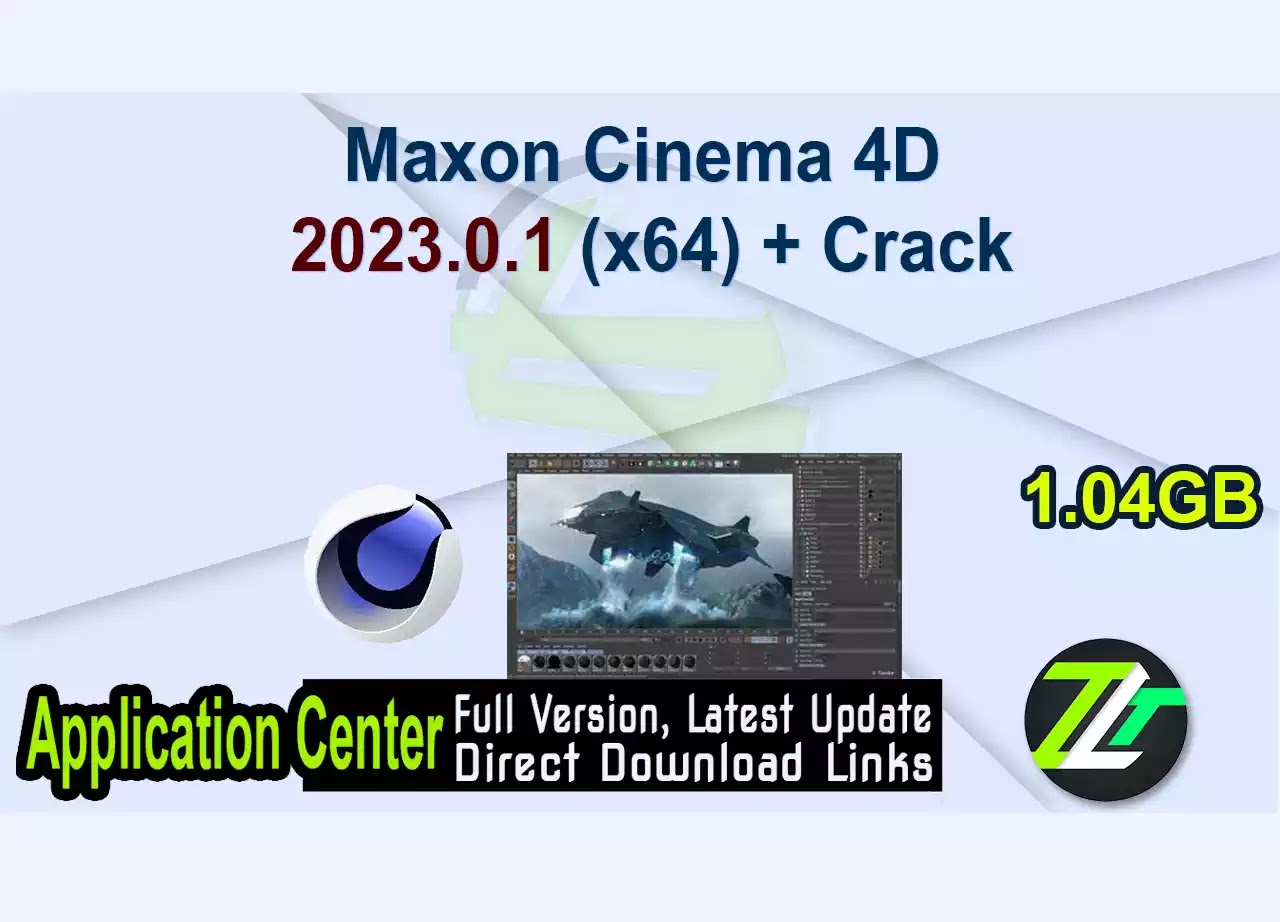 Maxon Cinema 4D 2023.0.1 (x64) + Crack