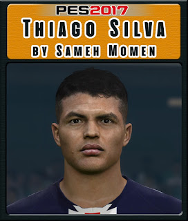 PES 2017 Faces Thiago Silva by Sameh Momen