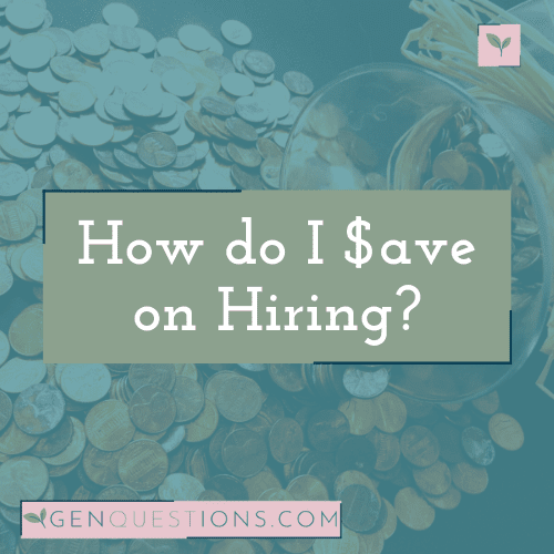 image showing title question how do I save money when hiring a professional genealogist
