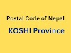 Postal Code of Nepal - Koshi Province