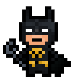Pixel art Batman - Pixel Art