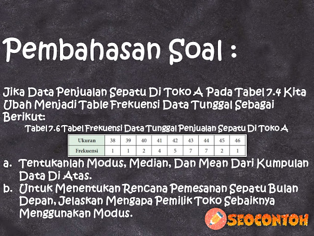 tabel frekuensi data kelompok diameter pohon borneo di daerah a, dari tabel no 30 maka variansi dari data tersebut adalah, contoh tabel ukuran sepatu, dari 48 kali pengukuran panjang selembar kain, buatlah kumpulan data dengan banyaknya data ada sebanyak 13 buah dan memenuhi kondisi, dari suatu survei tentang banyaknya buku yang dibaca, Tabel 7.7 Tabel Frekuensi Data Kelompok Diameter Pohon Borneo di Daerah A, Dari 2 kelas siswa SD di sekolah “Pancasila” diperoleh data tinggi siswa (dalam cm), Kedua kelas berasal dari tingkat yang berbeda Kelas manakah menurut kalian yang memiliki tingkat yang lebih tinggi, Berapa persen siswa dari kelas B yang memiliki tinggi sama atau lebih tinggi dari median tinggi badan siswa kelas A, Buatlah kumpulan data dengan banyaknya data ada sebanyak 13 buah dan memenuhi kondisi, Data berikut menunjukkan jumlah kue yang dijual melalui situs online setiap harinya, Menurutmu ukuran pemusatan manakah yang lebih untuk data di atas modus atau median