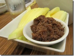 green mangoes and bagoong, 240baon green mangoes and bagoong, 240baon