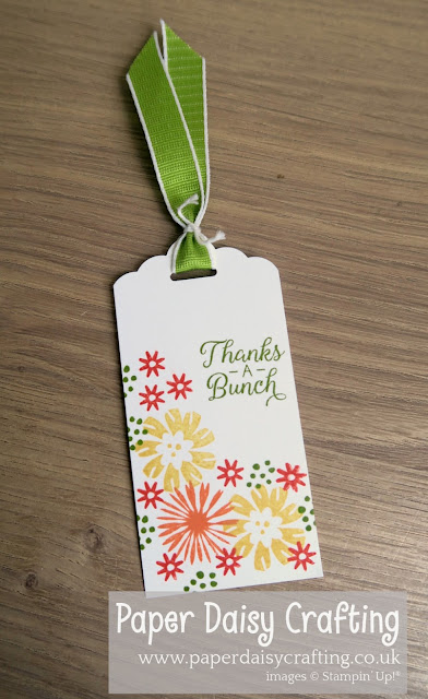 Bloom by bloom gift tags Stampin Up