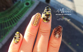 How to do army camo nails