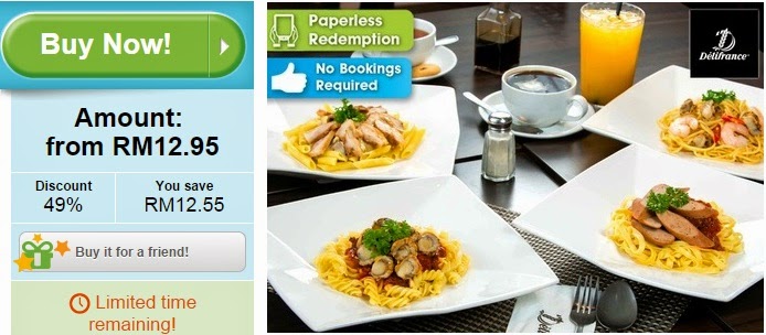 Delifrance groupon offer, discount, groupon malaysia