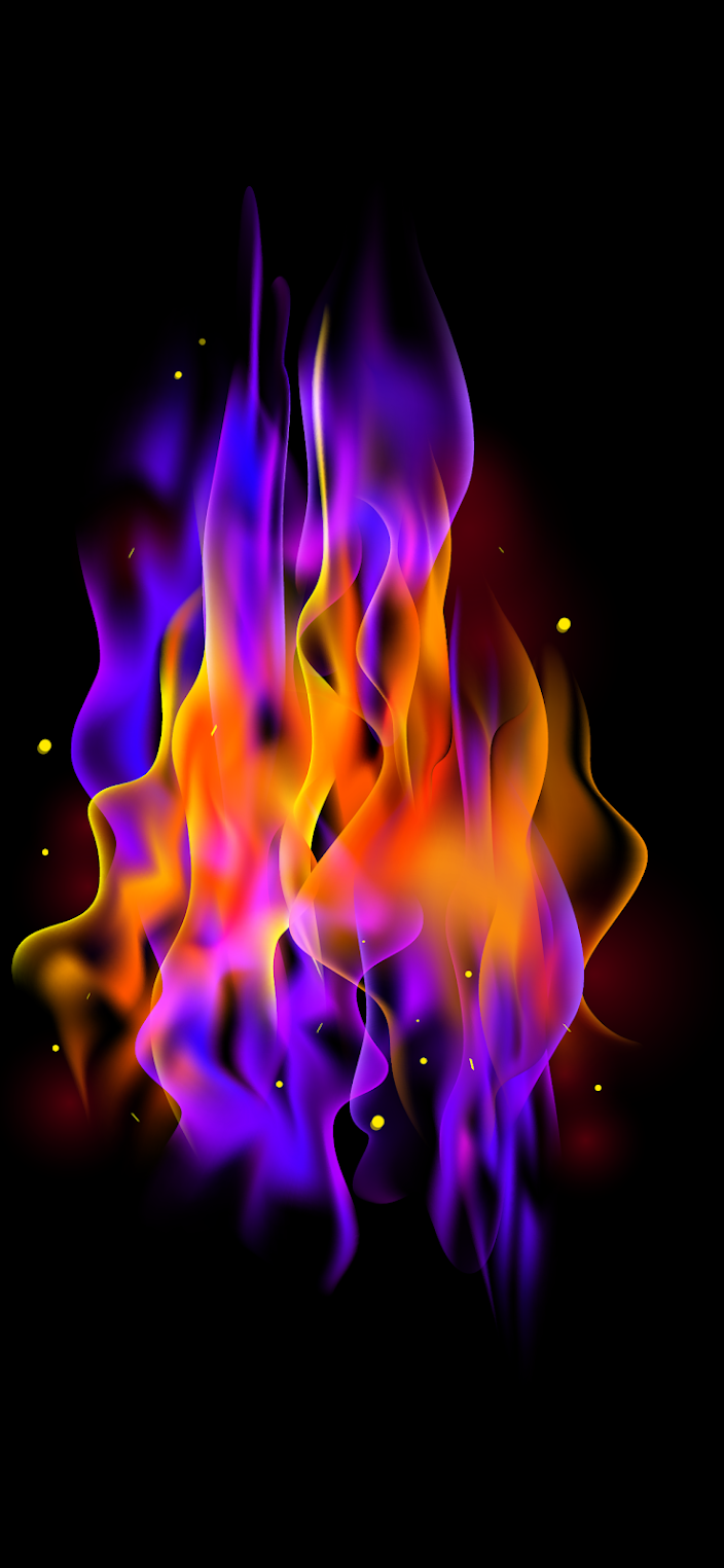 Amoled wallpaper - Flames
