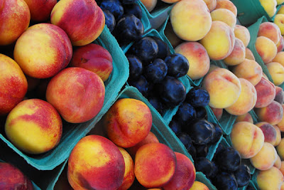 peaches plums nectarines photo