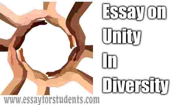 unity in diversity essay brainly