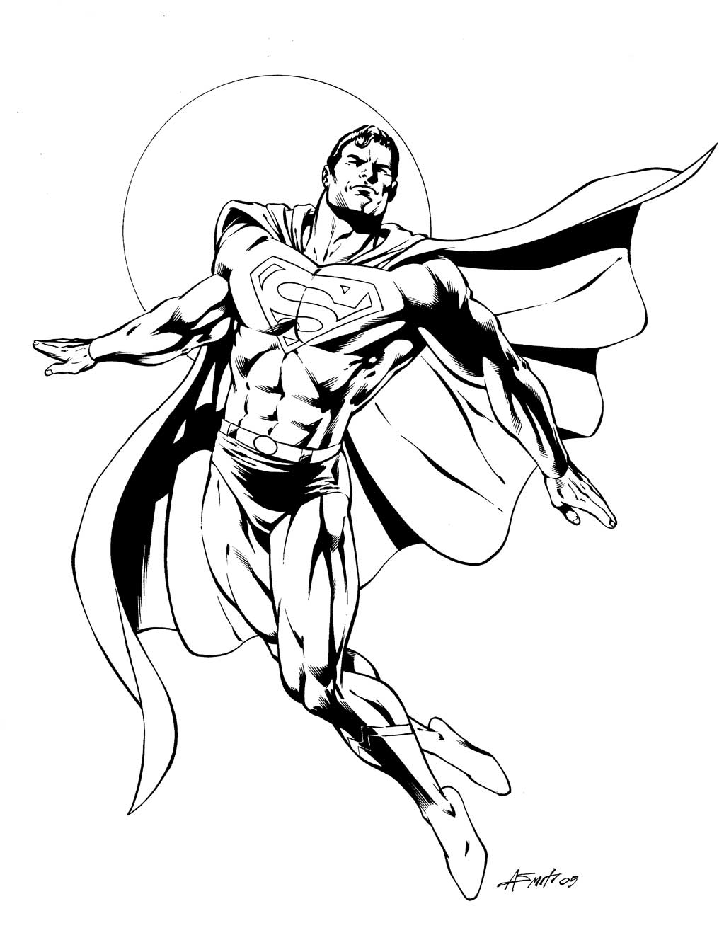 Download Superman Coloring pages ~ Free Printable Coloring Pages ...