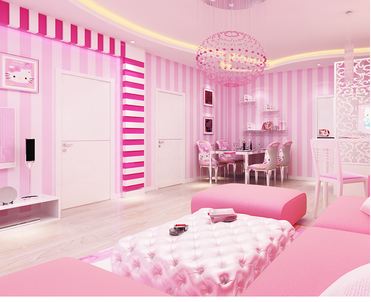 Gambar Kamar Polkadot  desain interior kamar tidur 