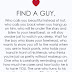 Find A Guy | Love Quotes And Sayings