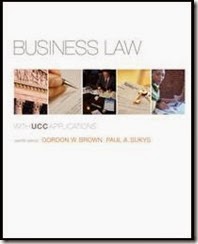 Solution Manual for Business Law with UCC Applications 12e Gordon W. Brown Paul A. Sukys 
