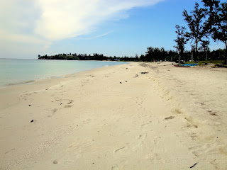 Empty beaches around the Tip of Borneo