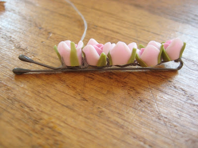 make rose hair pins