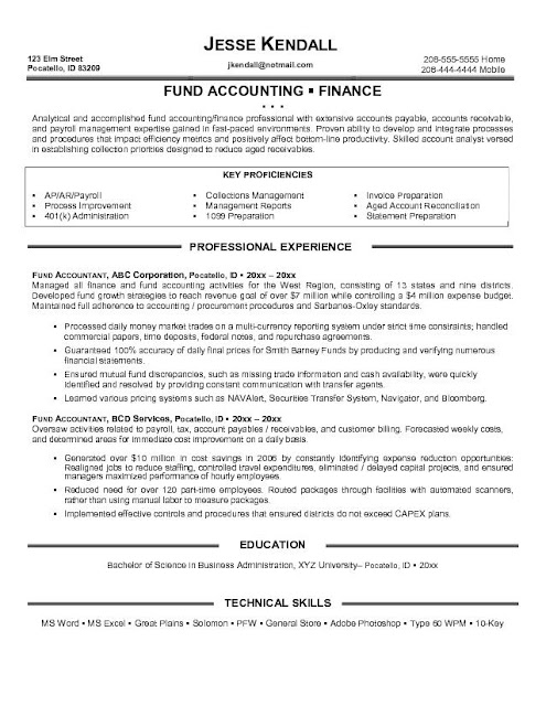 Accountant Resume Sample2