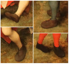 Renaissance peasant shoes for men