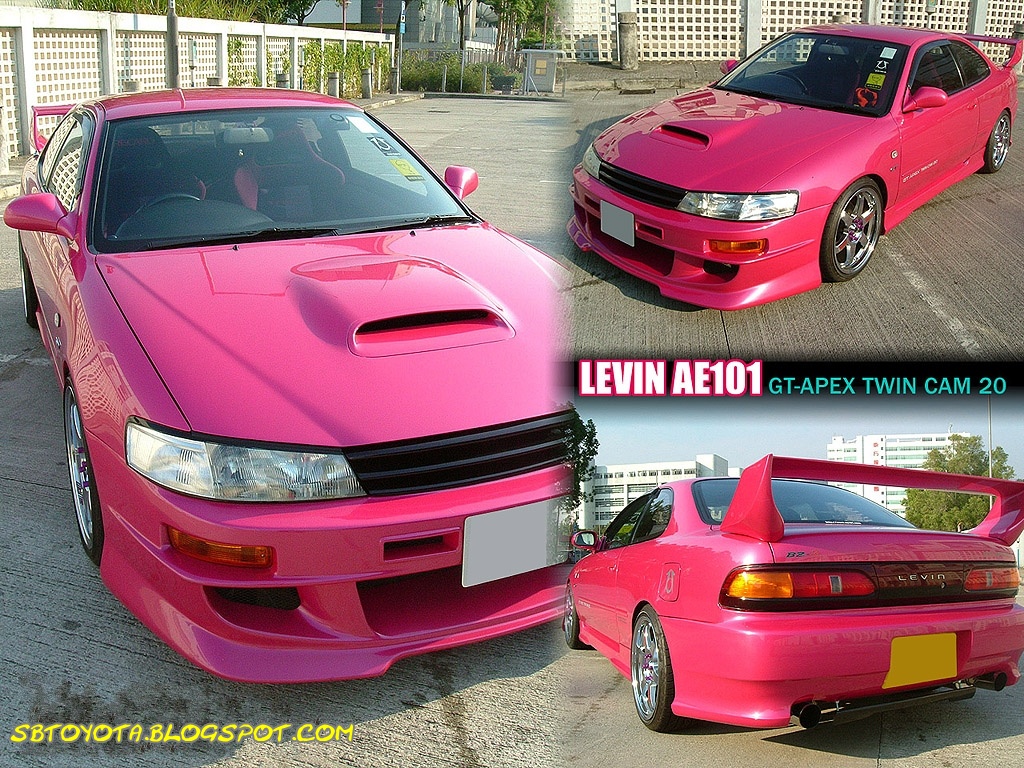 AE 101 Levin Pink Wallpaper  Blog Toyota